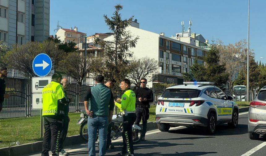 Nevşehir’de motosiklet kazası: Trafik kilitlendi