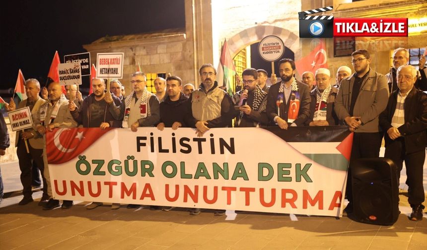 Nevşehir’de Gazze ablukasına tepki büyüdü