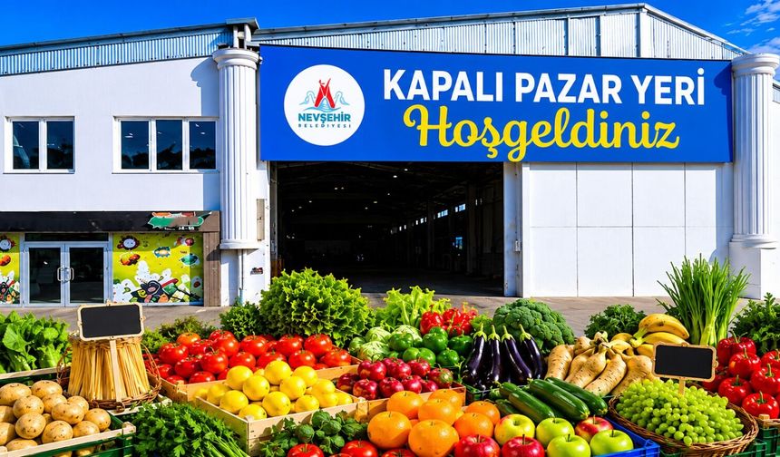Nevşehir kapalı pazaryeri arife günü açık olacak