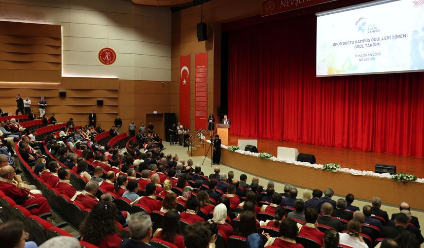 YÖK sonuçları açıklandı: NEVÜ Spor Dostu kampüste Türkiye üçüncüsü
