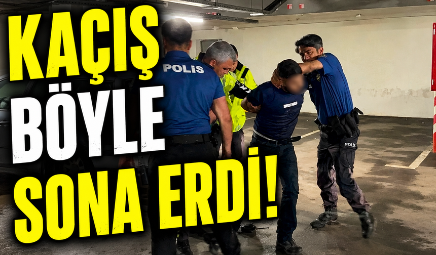 Nevşehir'de nefes kesen kovalamaca: Yakalanma anı görüntülendi