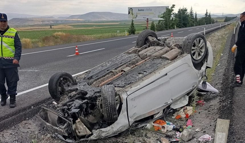 Ürgüp-Kayseri yolunda feci kaza! 2'si bebek 4 yaralı