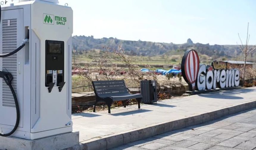 Elektrikli araç sahiplerine müjde: Göreme’de 4 yeni şarj istasyonı hizmete girdi