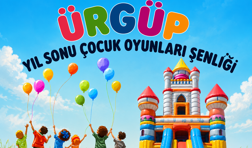 Ürgüp’te çocuklar için dev şenlik! Renkli oyunlar ve sürprizler bir arada