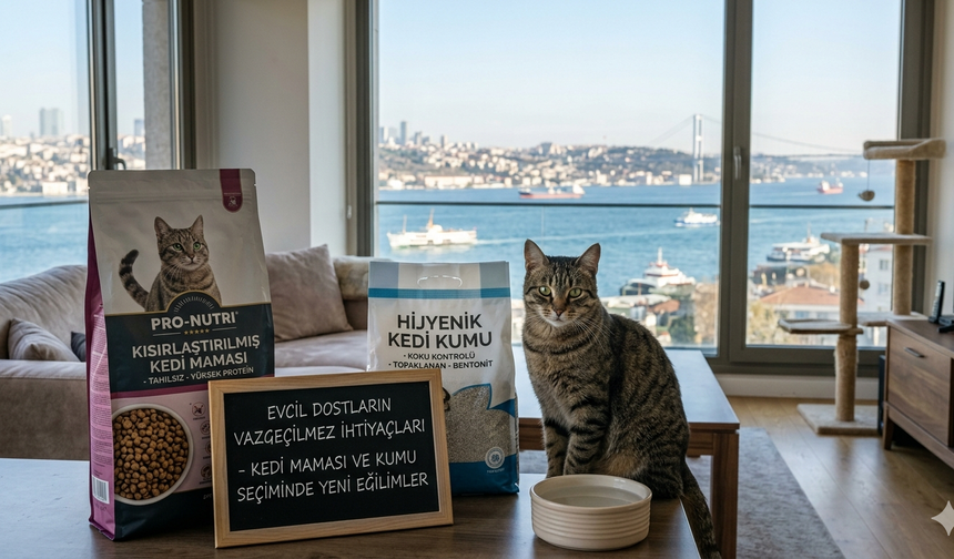 Evcil Dostların Vazgeçilmez İhtiyaçları: Kedi Maması ve Kedi Kumu Seçiminde Yeni Eğilimler