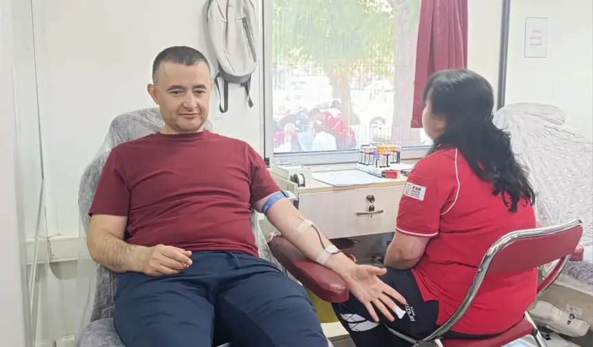 Avanos’ta vatandaşlar hayat kurtarmak için kan bağışında bulundu