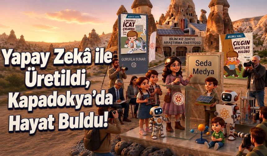 Nevşehir'de akademisyenden yapay zekâ destekli çizgi dizi! "Bilim Kız Zekiye" yayında