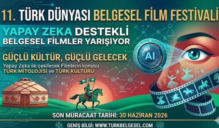 Türk Dünyası Belgesel Film Festivali’nde bir ilk: Yapay zeka kategorisi geliyor!