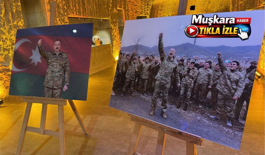 Kapadokya'da duygulandıran buluşma! Karabağ Zaferi Sergisi büyük ilgi gördü