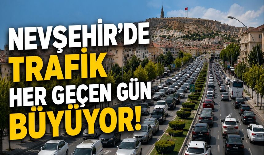 Nevşehir'de araç sayısı rekor kırıyor! Trafiğe yüzlerce araç eklendi