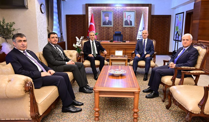YÖK Başkanı Özvar’dan Vali Kök’e ziyaret! Neler konuşuldu?
