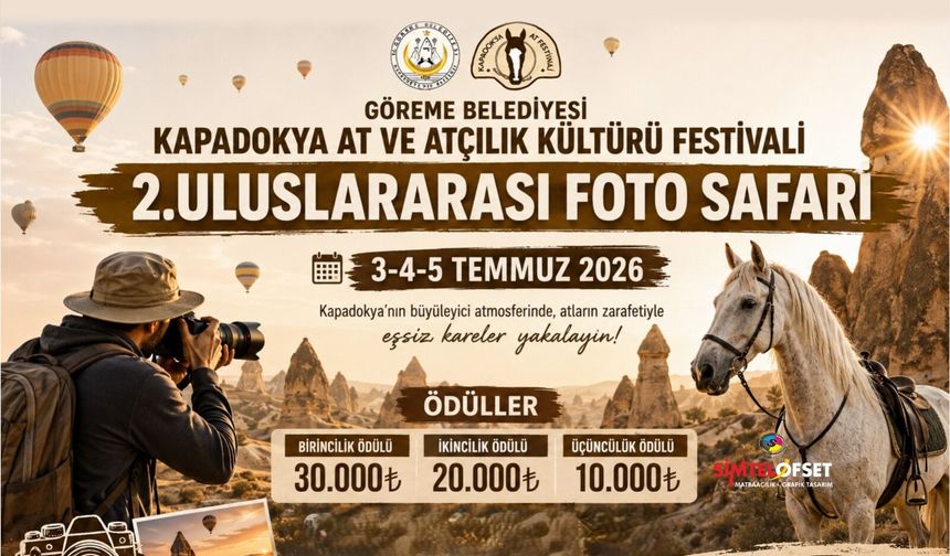 Kapadokya'da objektifini alan geliyor! 30 bin TL ödüllü yarışma başlıyor