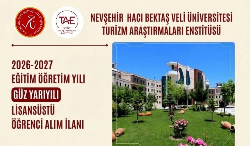 Kapadokya’da turizm alanında akademik fırsat: NEVÜ 156 öğrenci alacak