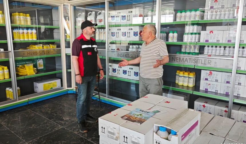 Nevşehir’de bitki koruma ürünleri bayileri mercek altında