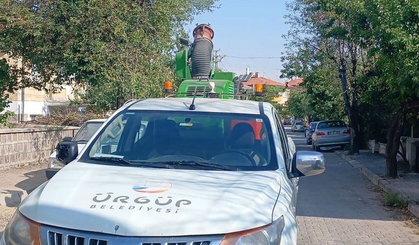 Ürgüp’te ilaçlama seferberliği: Ekipler 11 noktada çalışma yaptı