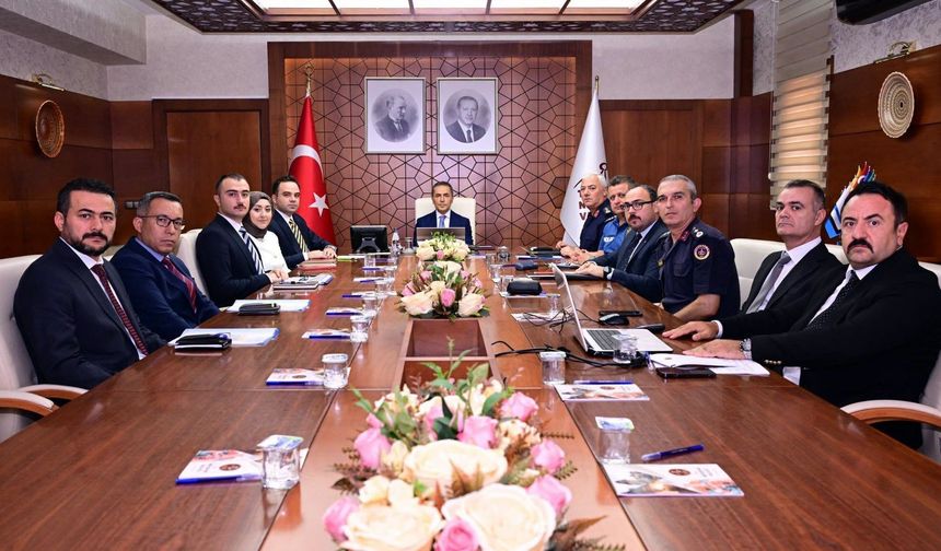Nevşehir’de güvenlik masası kuruldu: Asayiş çalışmaları ele alındı