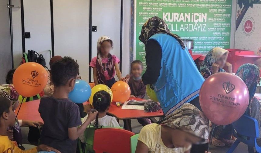 Kur’an kursu çocukların ayağına geldi: Mobil eğitim tırı Avanos’ta
