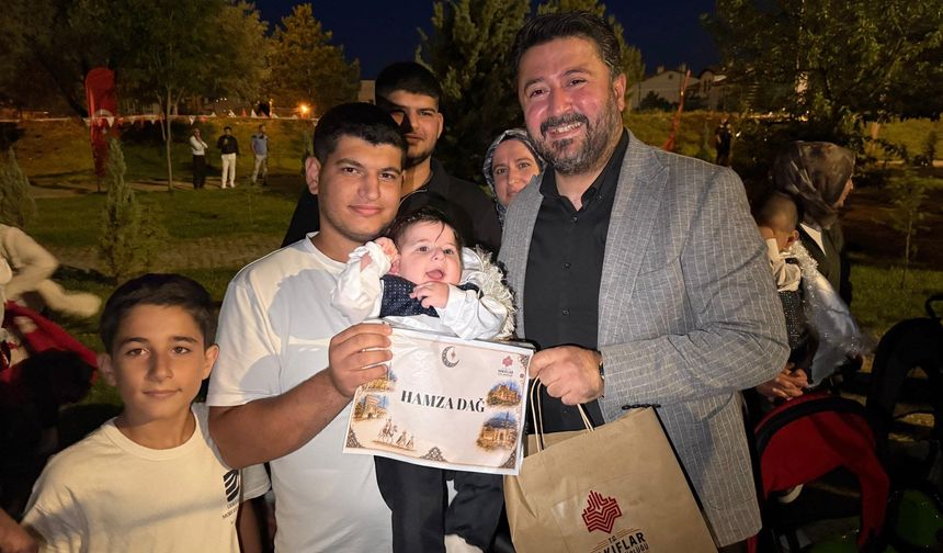 Avanos’ta sünnet şöleni heyecanı! Miniklerin sevinci görülmeye değerdi