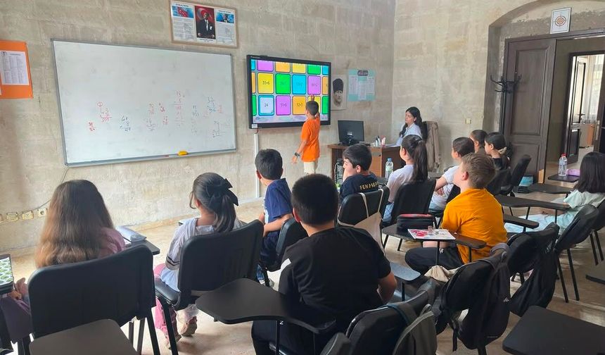 Nevşehir’de 280 öğrenci yaz tatilini eğitimle değerlendiriyor