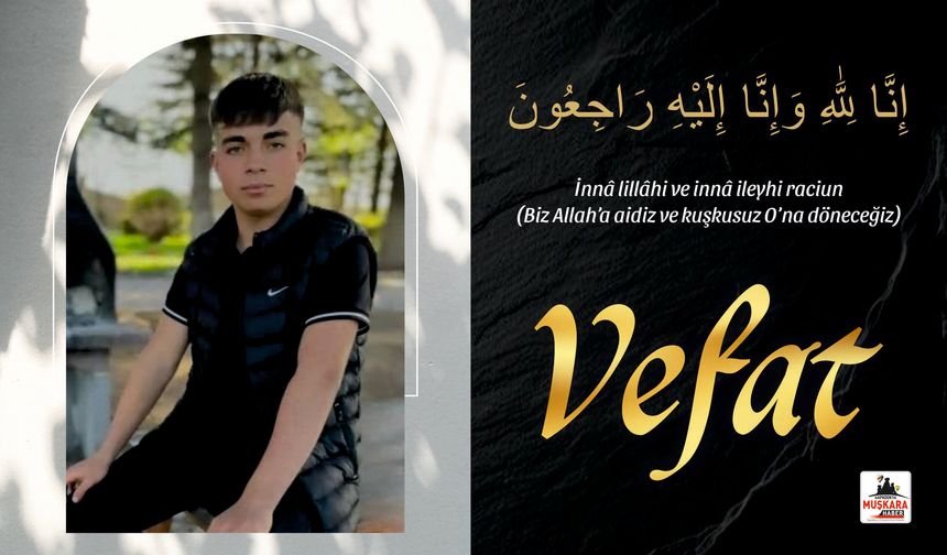 Hayatının baharında yaşamını yitirdi: Derinkuyu yasa boğuldu