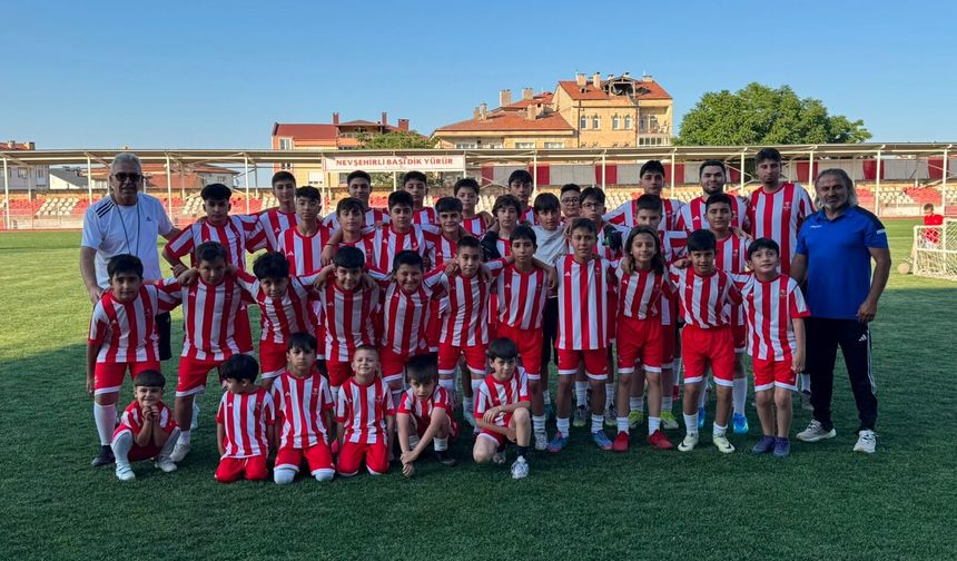 Nevşehirspor Futbol Okulları’nda ilk antrenman heyecanı