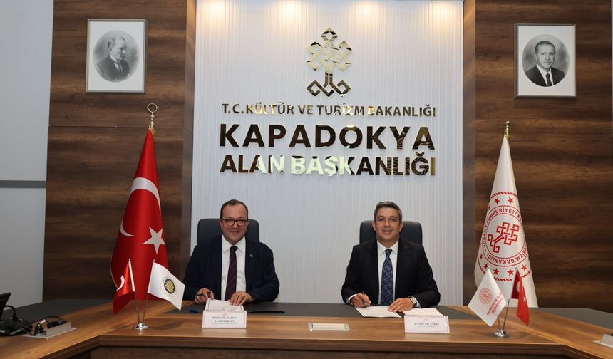 Kapadokya için kritik imza! Koruma çalışmaları bilimle güçlenecek