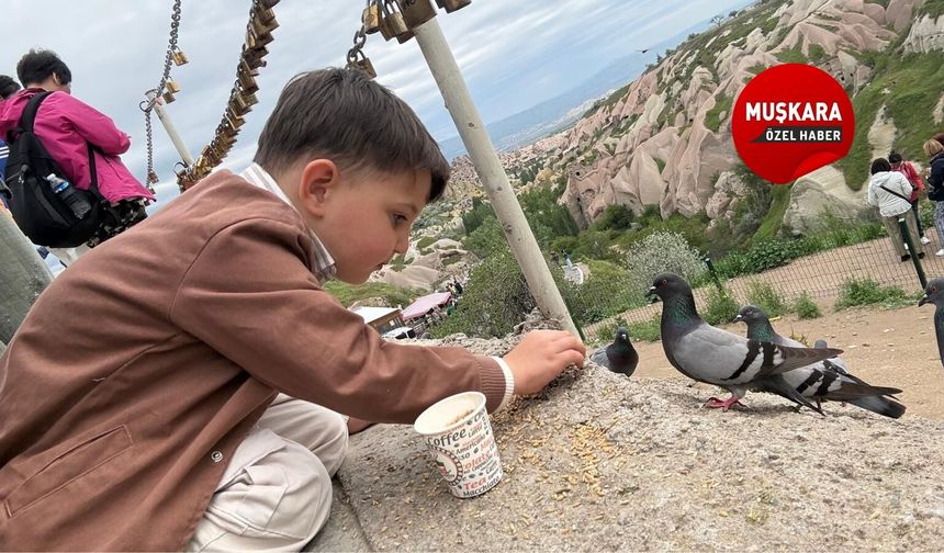 Minik Toprak Kapadokya'yı okudu, hayali gerçek oldu