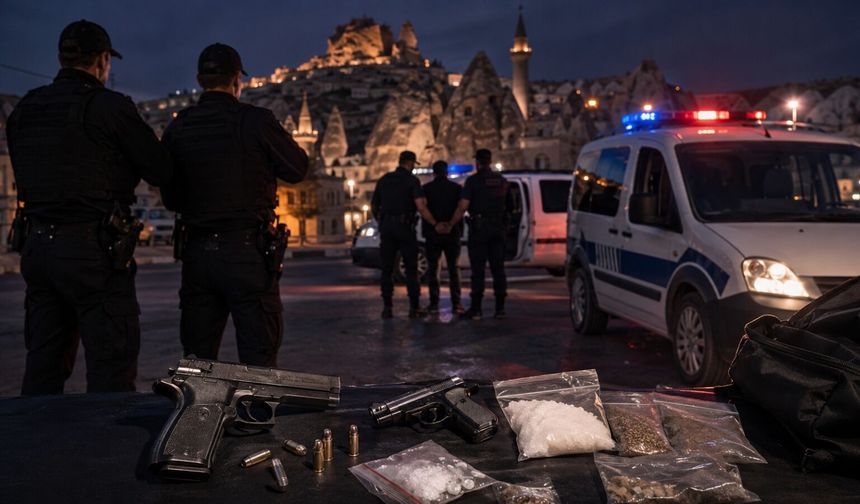 Nevşehir’de bir haftada 31 yakalama, 25 tutuklama