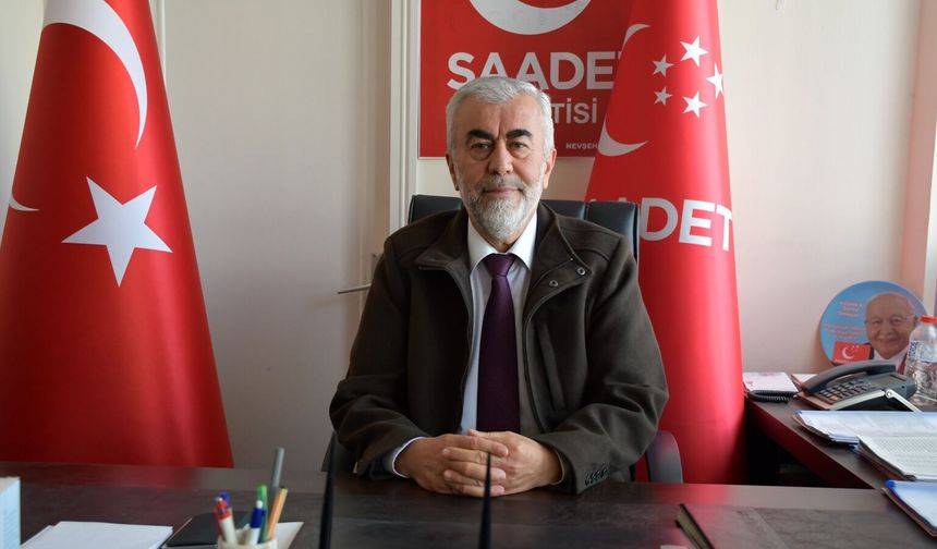 Saadet Partisi Nevşehir’den 25. yıl mesajı: “İstikametimiz belli”