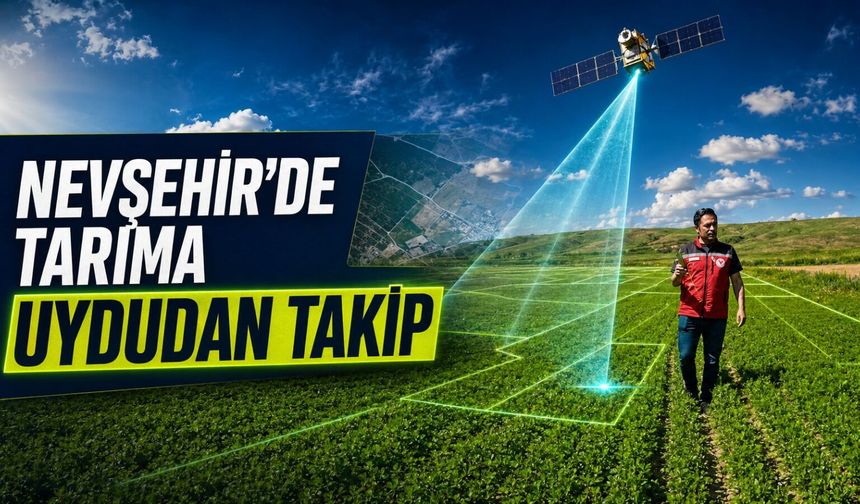 Nevşehir’de tarımda uydu dönemi: Tarlalar tek tek inceleniyor