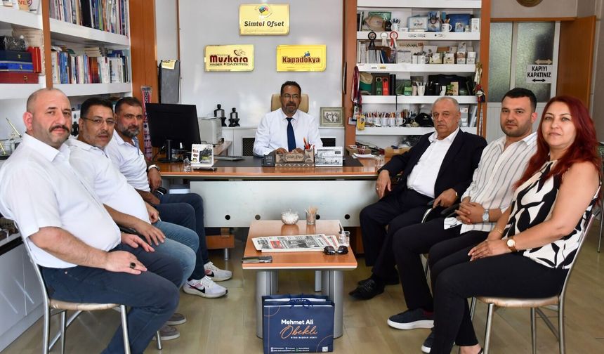 NTSO Başkan Adayı Mehmet Ali Öbekli’den Muşkara Haber’e ziyaret