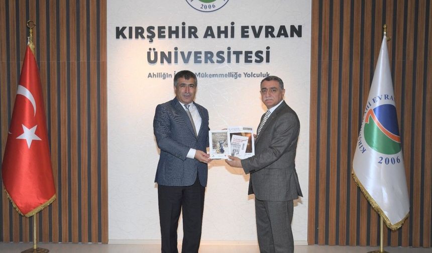 Rektör Aktekin’den Kırşehir İl Jandarma Komutanı Yıldırım'a ziyaret