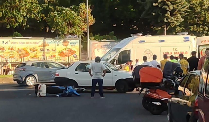 Nevşehir’de otomobil ile motosiklet çarpıştı: 1 yaralı