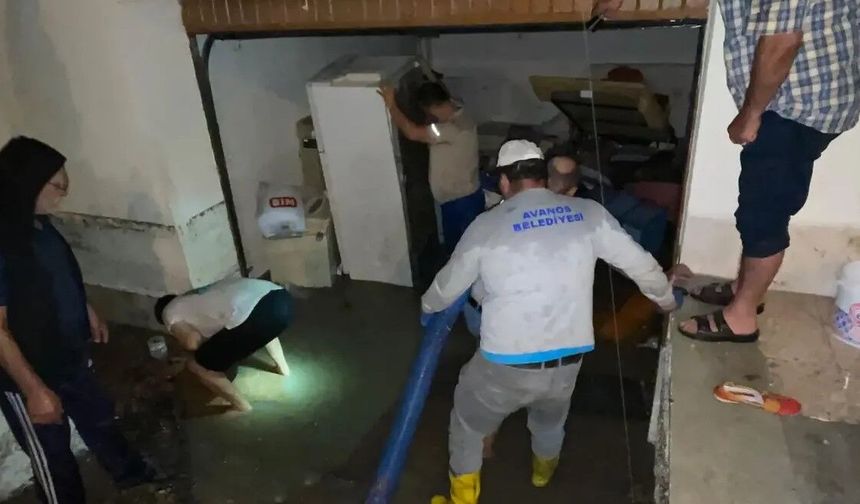 Avanos’ta sağanak taşkına yol açtı! Ekipler sahaya indi