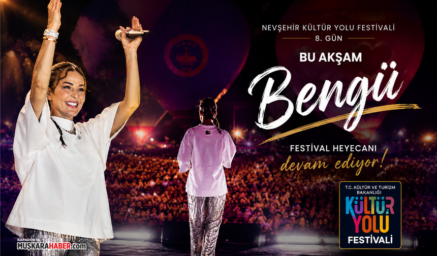Pop müziğin sevilen ismi Bengü bu akşam festival sahnesinde!