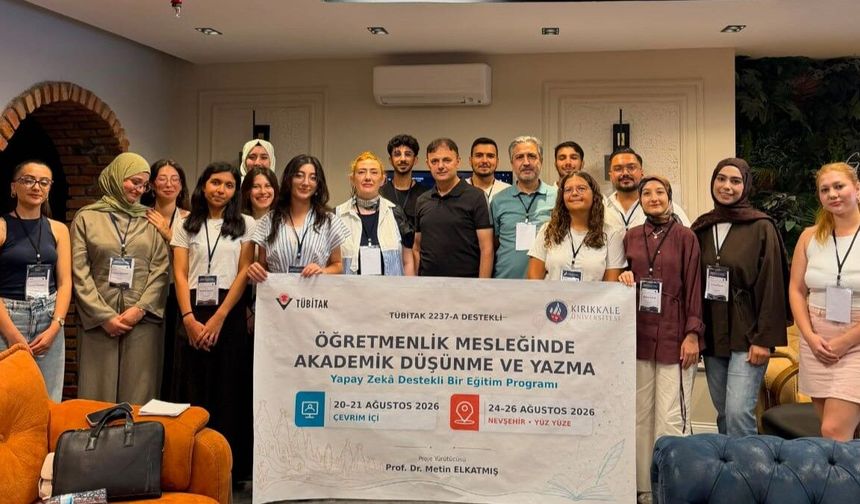 Öğretmen adayları Kapadokya’da “Hibrit Yazarlık” eğitimi aldı
