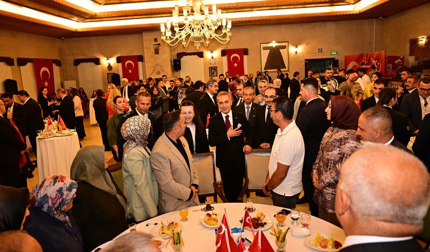 Nevşehir protokolü Zafer Bayramı resepsiyonunda buluştu