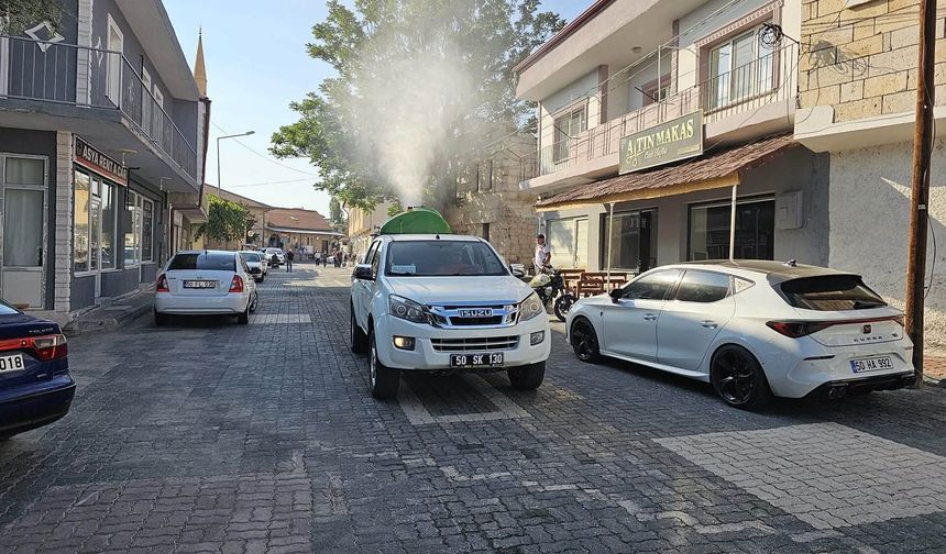 Sulusaray’da ilaçlama seferberliği: Yeni makine hizmette