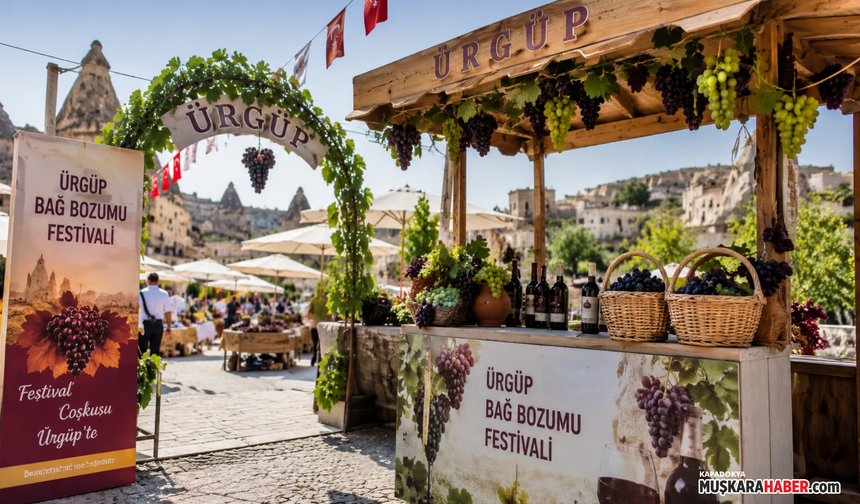 Ürgüp Bağ Bozumu Festivali'nde yerinizi alın! Stant başvuruları başladı