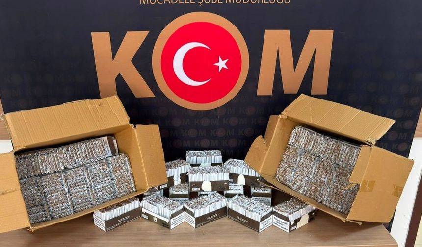 Nevşehir’de kaçakçılara darbe: 19 bin makaron yakalandı