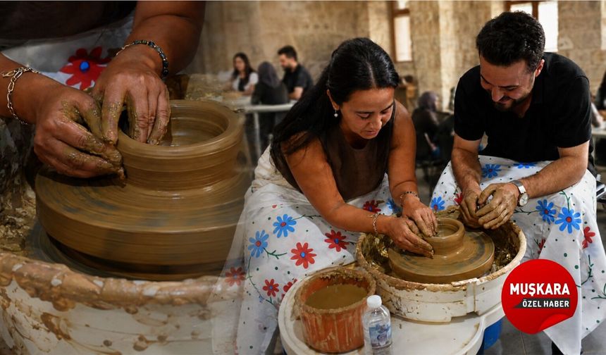 Nevşehir’de çamurun başına geçenler ustalara taş çıkardı