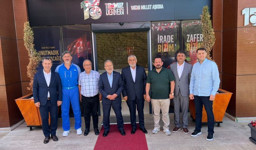 Mustafa Şen’den İstanbul’da iki dikkat çeken ziyaret