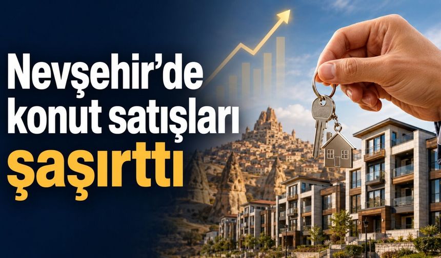 Nevşehir’de konut piyasası canlandı: Satışlar bir ayda sıçradı