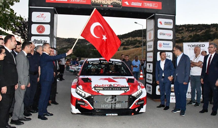 Peribacalarının arasında ralli heyecanı: Start verildi