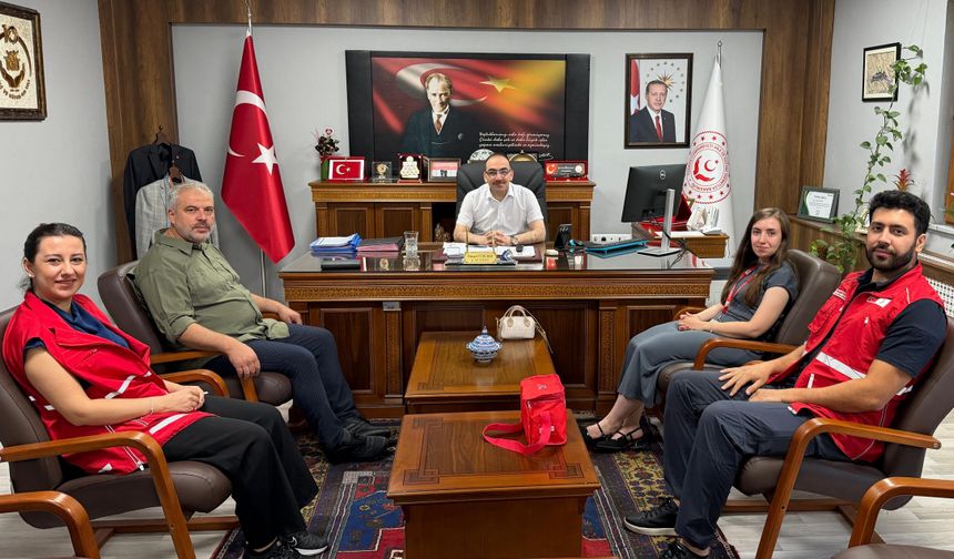 Türk Kızılay Nevşehir’den yeni atanan il müdürlerine ziyaret