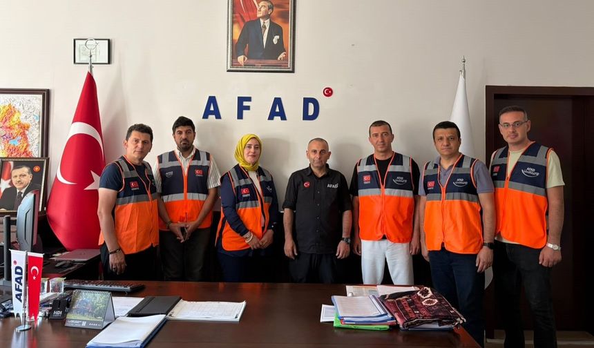 AFAD Gönüllülerinden İl Müdürü Daştemir’e hayırlı olsun ziyareti
