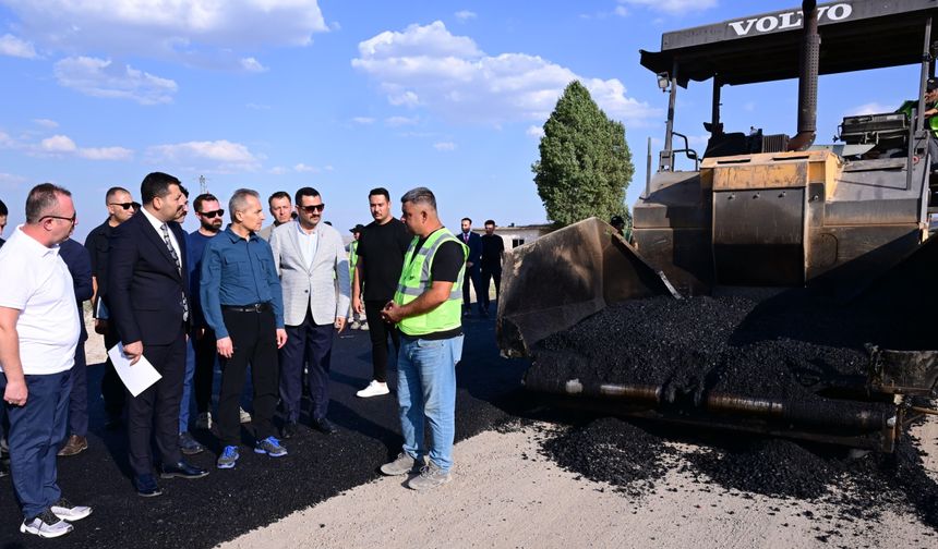 Kavak-Çardak yolunda büyük dönüşüm: 10 kilometrelik çalışma