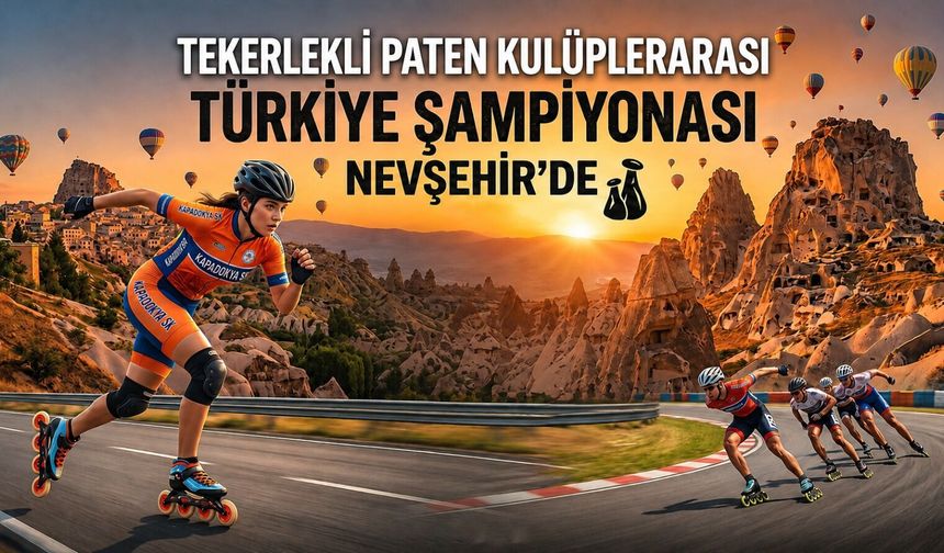 Türkiye’nin en hızlı patencileri Nevşehir’de piste çıkacak