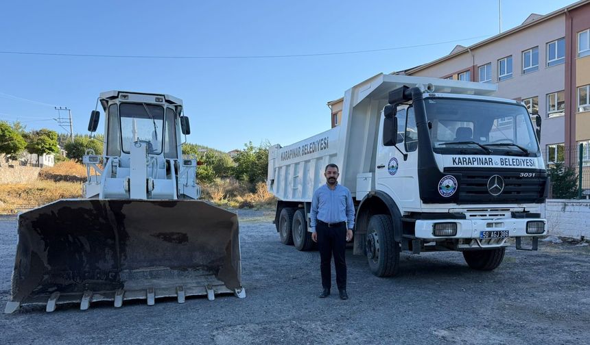 Karapınar Belediyesi filosunu kendi bütçesiyle büyüttü