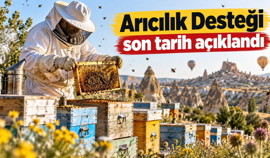Nevşehir’de arıcılara destek! Başvurular devam ediyor